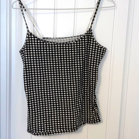 Simons Checkered Tank Top - Picture 1 of 2